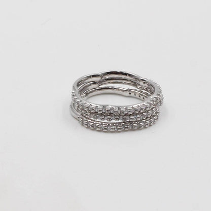 دبل خواتم توينز زركون كوريه خواتم متوفر 2 لون