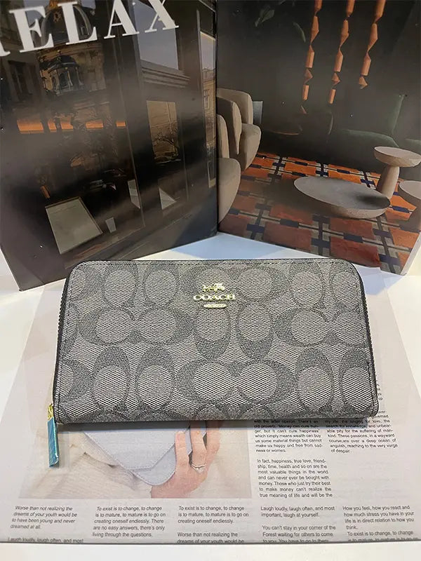 بوك كوتش 326 محافظ coach bags رمادي