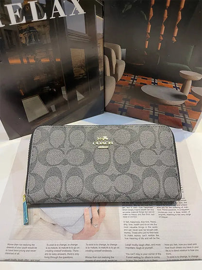 بوك كوتش 326 محافظ coach bags رمادي
