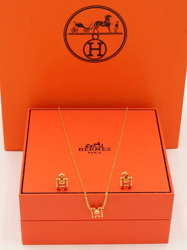 طقم هيرمز ملون ناعم ماستر لوقو