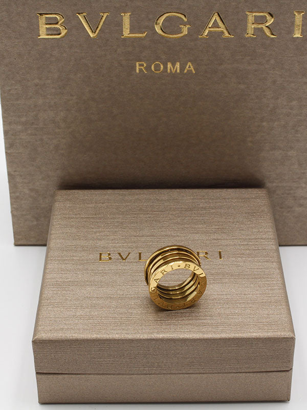 دبلة بولغاري عريضه ميتال خواتم bvlgari