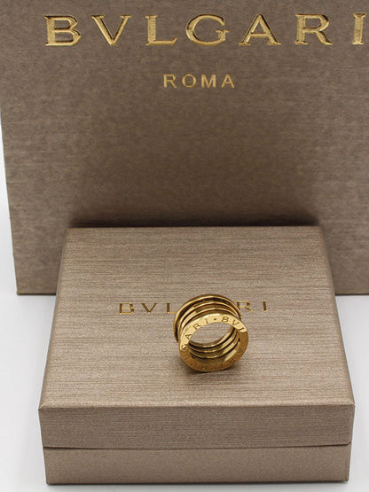 دبلة بولغاري عريضه ميتال خواتم bvlgari