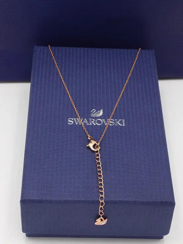 سلسال سواروفسكي نيو هارت لونق لوقو سلسال Swarovski