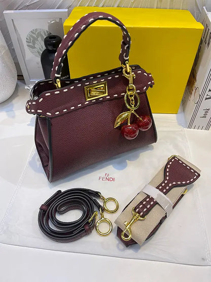 شنطة فندي بتعليقه كرز شنط وحقائب fendi bags