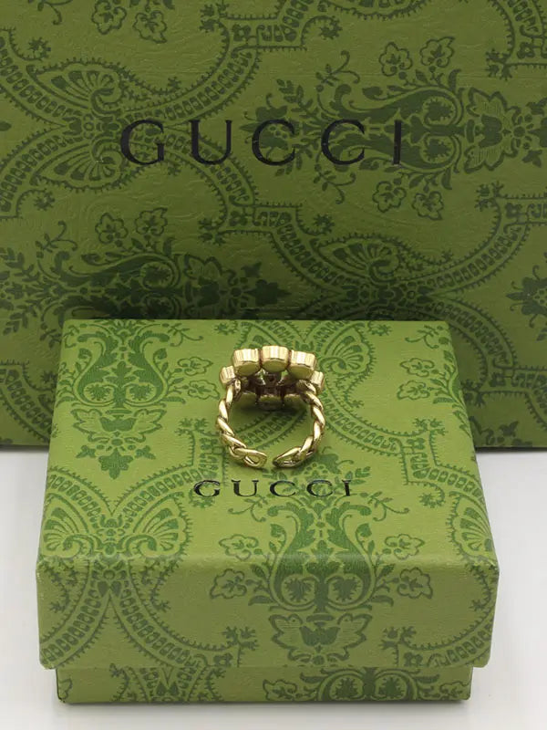 خاتم قوتشي انتيك برونز خواتم gucci