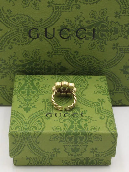 خاتم قوتشي انتيك برونز خواتم gucci