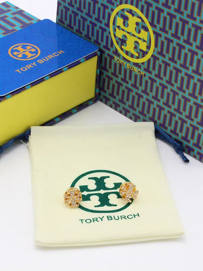 حلق توري بورش كريستال صغير 629 حلق tory burch