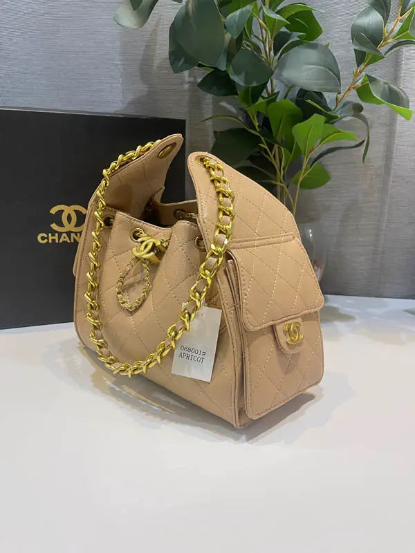 شنطة شانيل مع البوكس شنط وحقائب chanel bags بيج