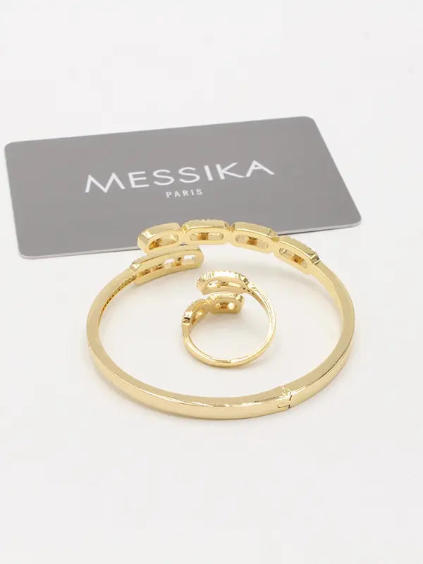 اسواره وخاتم ميسيكا زركون 784 اسواره messika