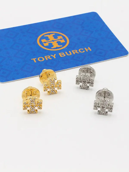 حلق توري بورش كريستال صغير 629 حلق tory burch