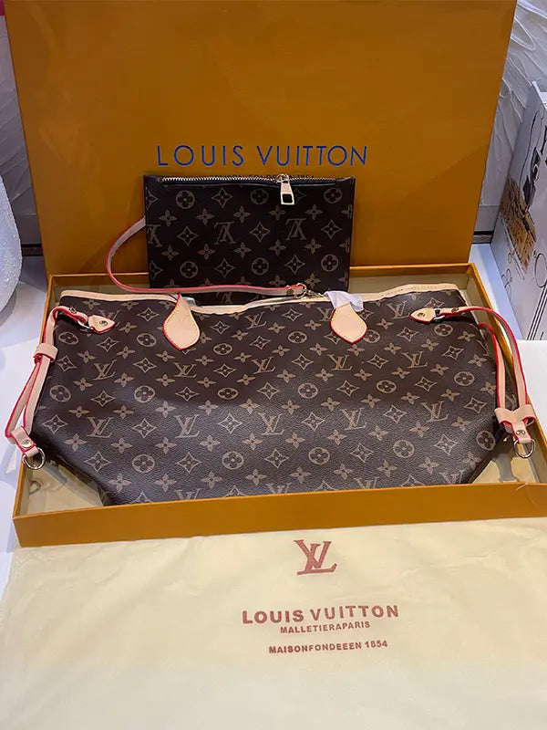 شنطة لويس فيتون كبيره بني داخلي اوفوايت شنط وحقائب fendi bags