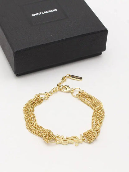 اساور ايف سان لوران 937 اسواره ysl ذهبي