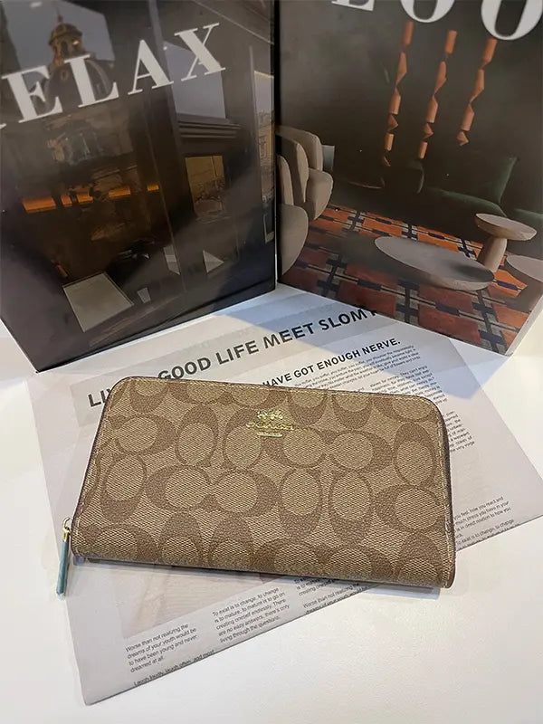 بوك كوتش 326 محافظ coach bags بني 2