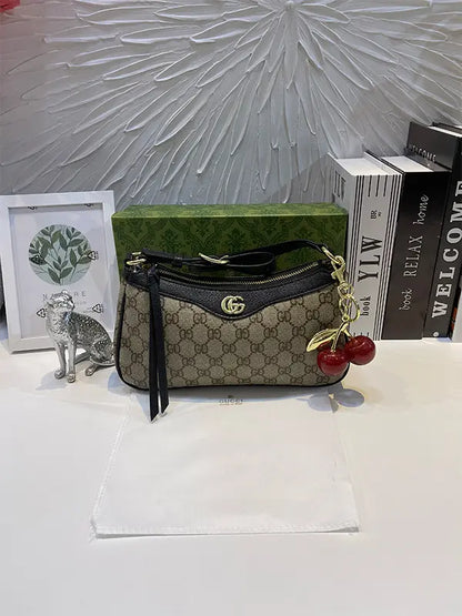 شنطة قوتشي صغيره شنط وحقائب gucci bags بني