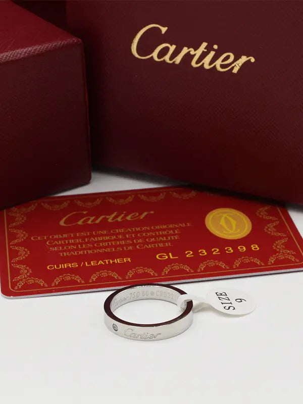 دبلة كارتير لوقو SLIM 4 MM خواتم CARTIER