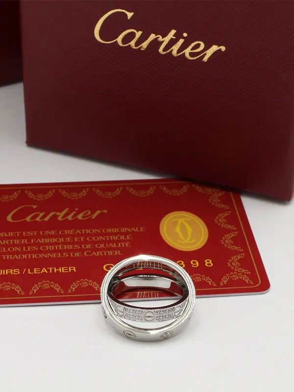 خاتم كارتير دبل لوقو الجديد زركون لوقو خواتم CARTIER