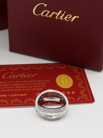 خاتم كارتير دبل لوقو الجديد زركون لوقو خواتم CARTIER