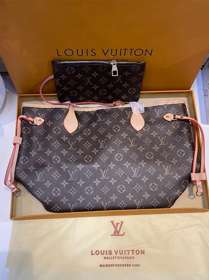 شنطة لويس فيتون كبيره بني داخلي اوفوايت شنط وحقائب fendi bags