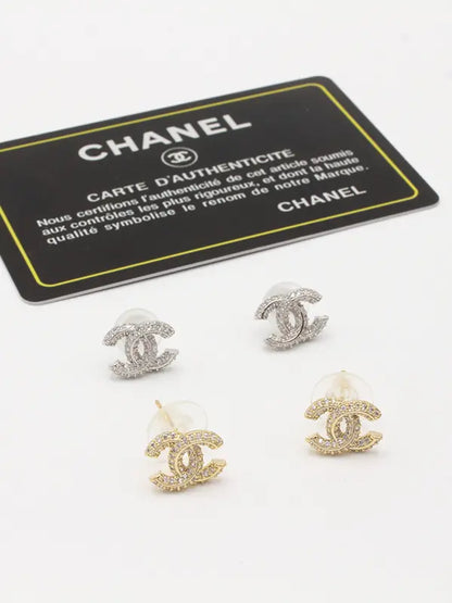 حلق شانيل زركون صغير 622 حلق chanel