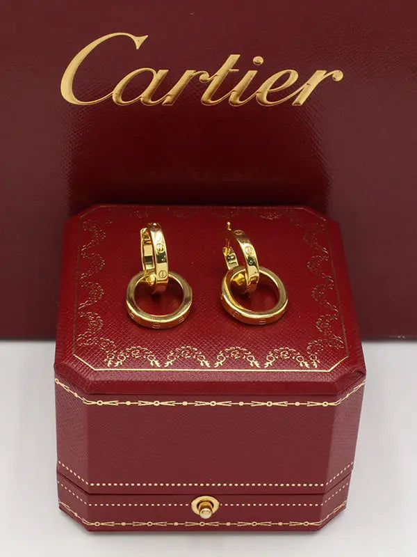حلق كارتير لوقو ماستر دبل سيركلز حلق CARTIER