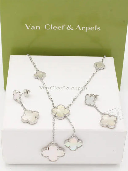طقم فان كليف 5 وردات 2 قطع اطقم van cleef