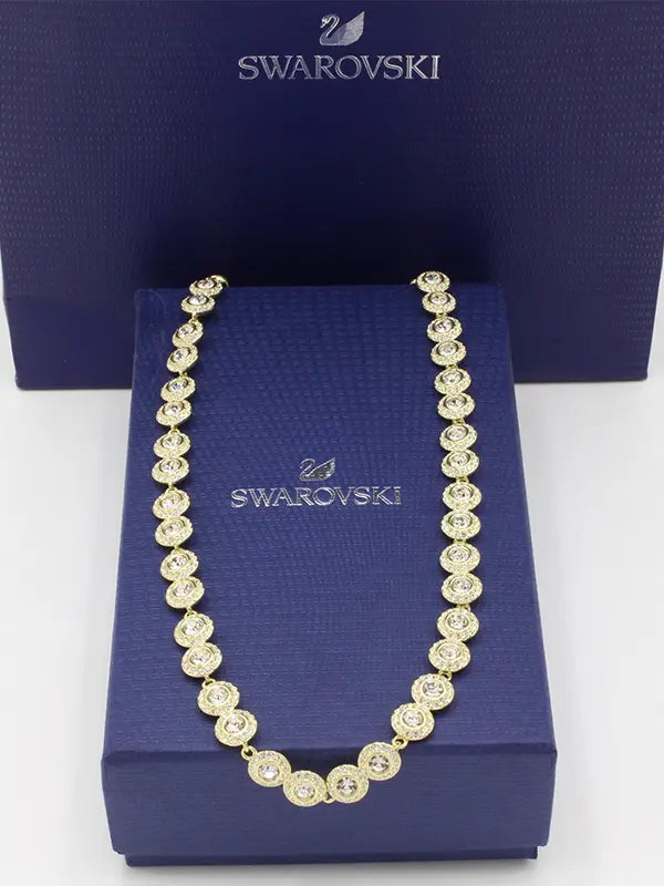 سلسال عقد سواروفسكي اونا انجيليك كامل زركون سلسال Swarovski