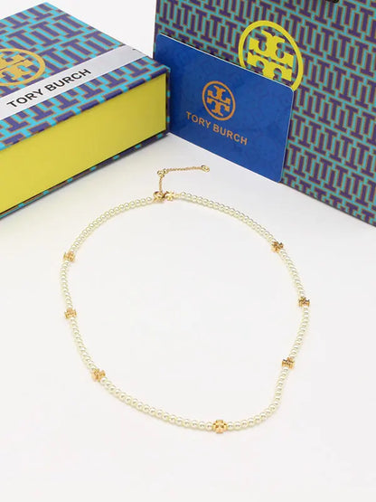 سلسال توري بورش لولو عقد سلسال tory burch ذهبي