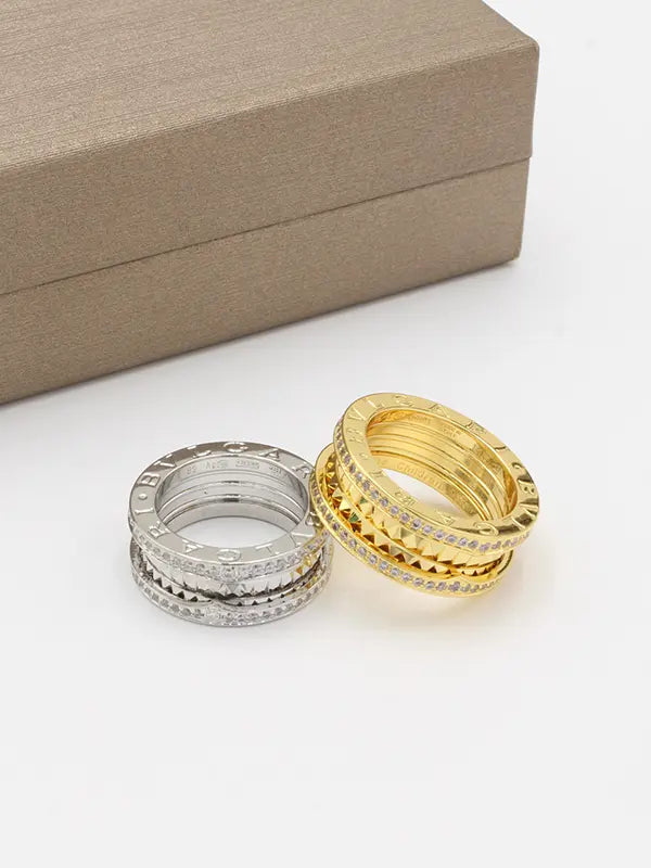 خاتم بولغاري زركون دبل ماستر خواتم bvlgari