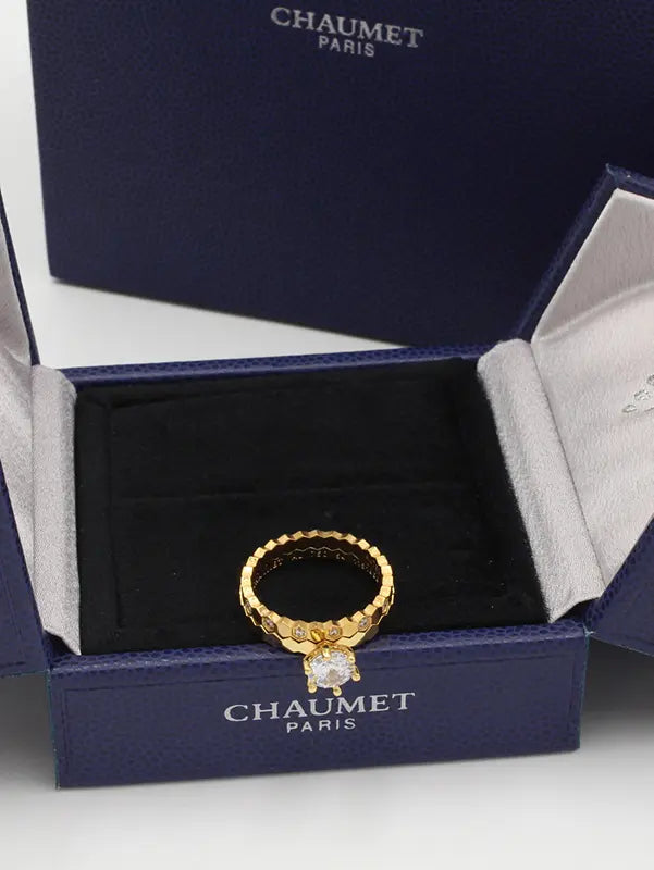 خاتم شومية توينز زركون لوقو الماستر خواتم chaumet