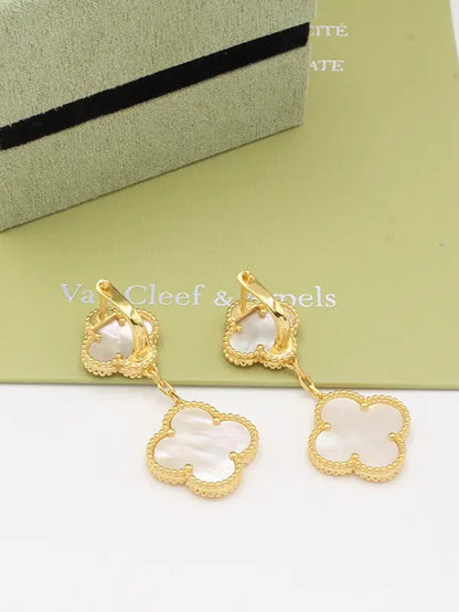 حلق فان كليف وردتين ماستـر حلق van cleef