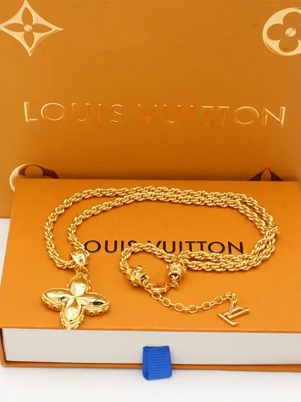 سلسال لويس فيتون سبحة لوقو سلسال louis vuitton