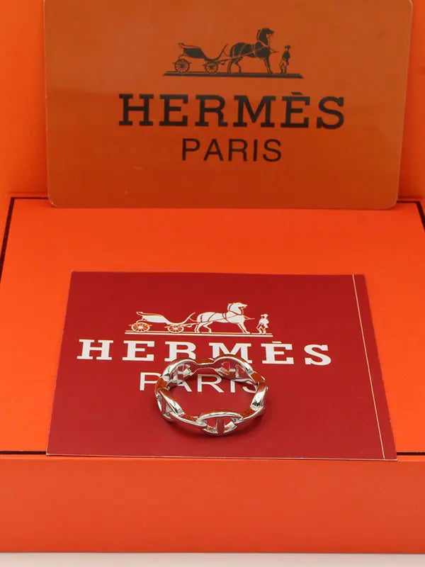 خاتم هيرمز ميتال لوقو SLIM خواتم HERMES