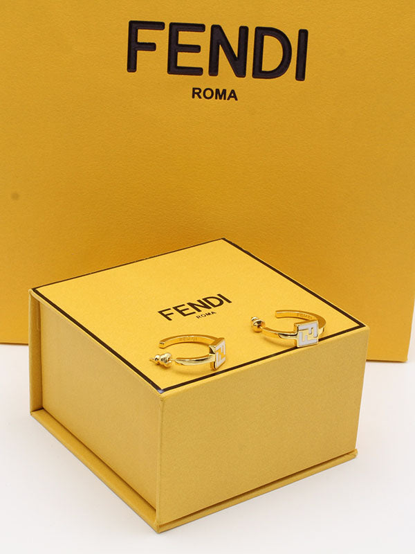 حلق فندي كيرف لوقو حلق fendi