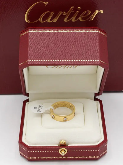 خاتم كارتير لوف فل زركون لوقو خواتم CARTIER