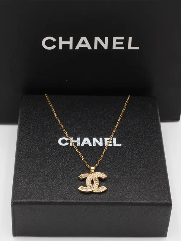 سلسال شانيل زركون 671 سلسال chanel ذهبي