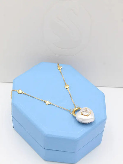 سلسال سواروفسكي ايديليا قلب ماستر سلسال Swarovski
