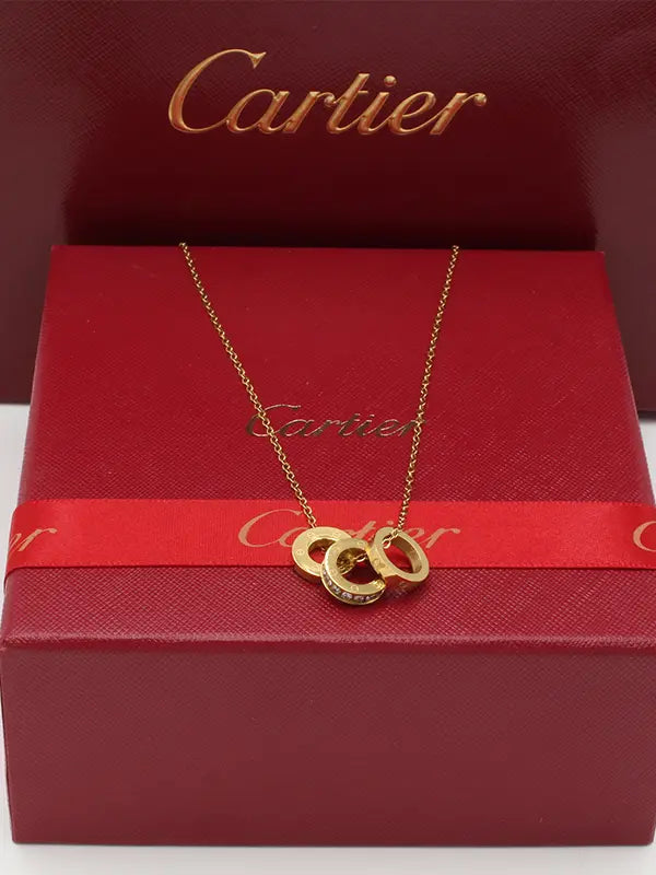 سلسال كارتير ثري بندنتس لوقو سلسال CARTIER