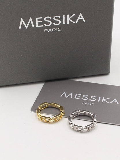 خاتم ميسيكا دبله فل زركون الجديده خواتم messika