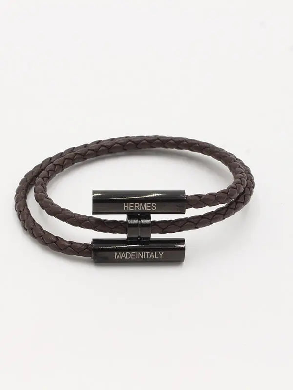 اسواره هيرمز لوقو نيو ليذر رجالي اسواره HERMES بني اسود رجالي 19