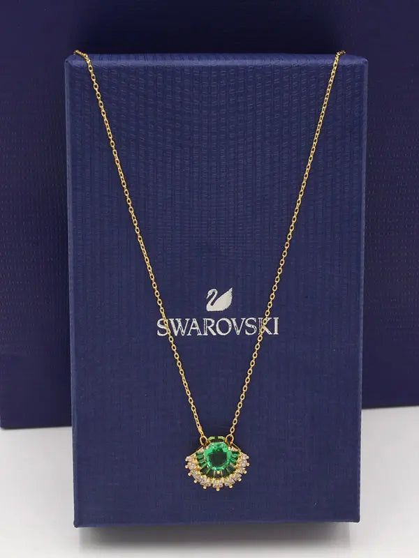 سلسال سواروفسكي نيو بلو ماستر سلسال Swarovski اخضر
