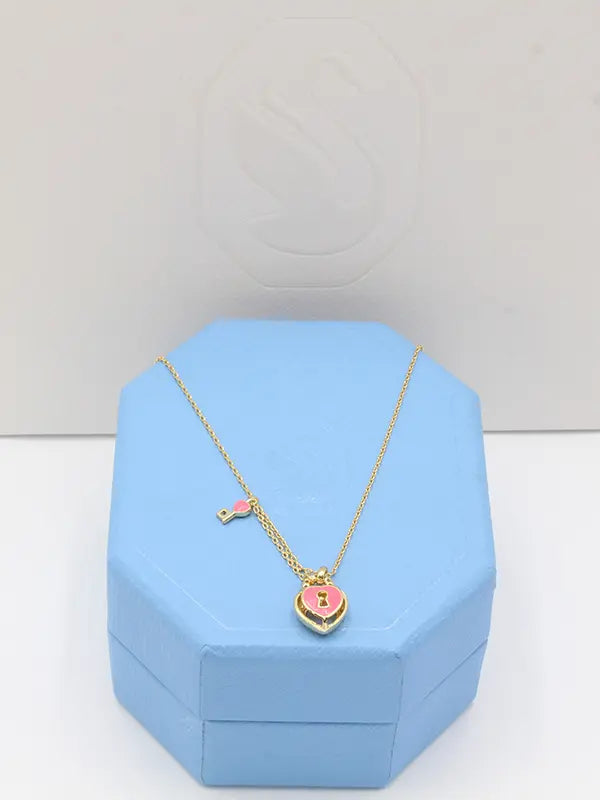 سلسال سواروفسكي قلب ايديليا ماستر سلسال Swarovski