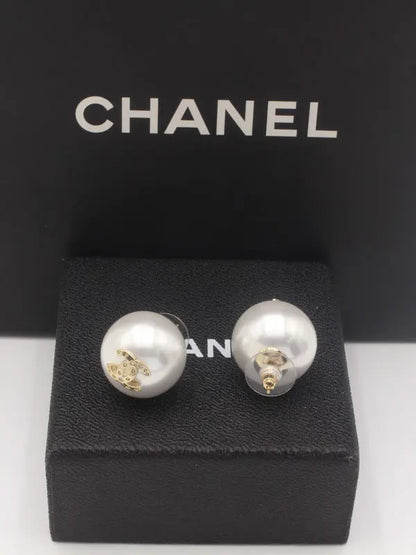حلق شانيل بولز 669 حلق chanel ذهبي