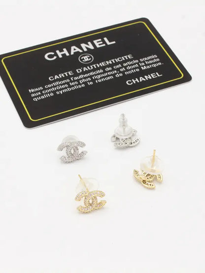 حلق شانيل زركون صغير 622 حلق chanel
