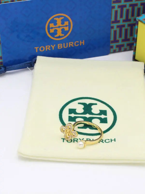 خاتم توري بورش زركون ولولو ماستر خواتم tory burch