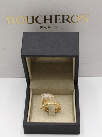 خاتم بوشرون زركون كبير خواتم bucheron