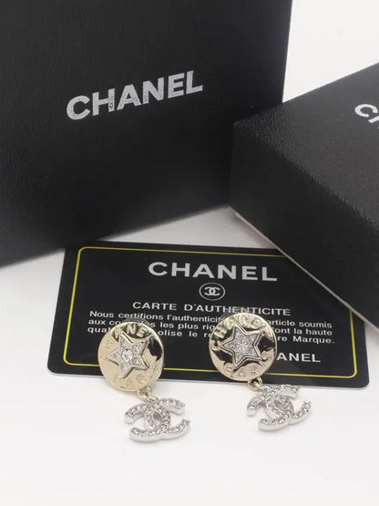 حلق شانيل انتيك مدور 650 حلق chanel