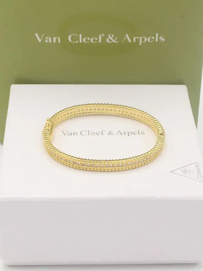 اساور فان كليف ماستر زركون اسواره van cleef ذهبي