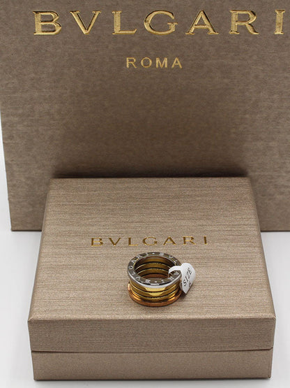 دبلة بولغاري عريضه ميتال خواتم bvlgari ملون 6