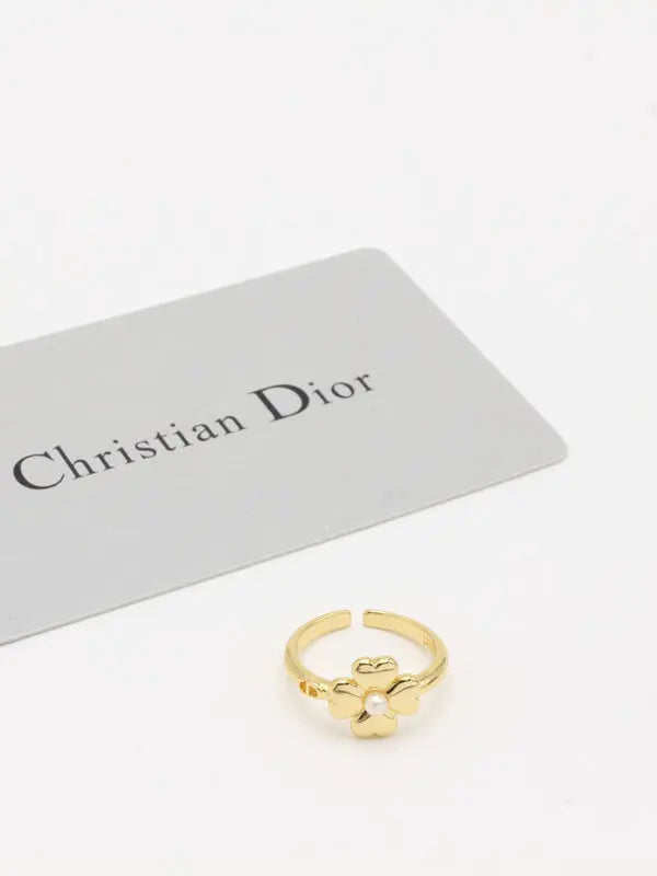 خاتم ديور الجديد 502 خواتم dior ذهبي