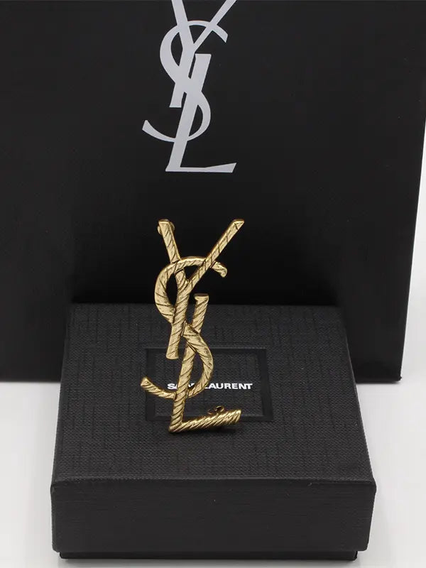 بروش ايف سان لوران انتيك مطفي بروش ysl